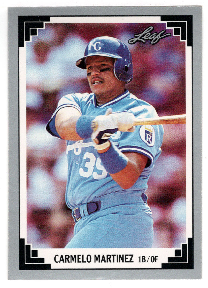 Carmelo Martinez - Kansas City Royals (MLB Baseball Card) 1991 Leaf # 467 Mint