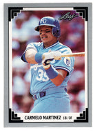 Carmelo Martinez - Kansas City Royals (MLB Baseball Card) 1991 Leaf # 467 Mint
