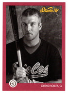 Chris Hoiles - Baltimore Orioles (MLB Baseball Card) 1991 Leaf Studio # 4 Mint