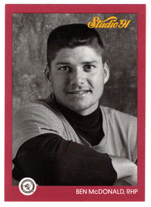 Ben McDonald - Baltimore Orioles (MLB Baseball Card) 1991 Leaf Studio # 6 Mint