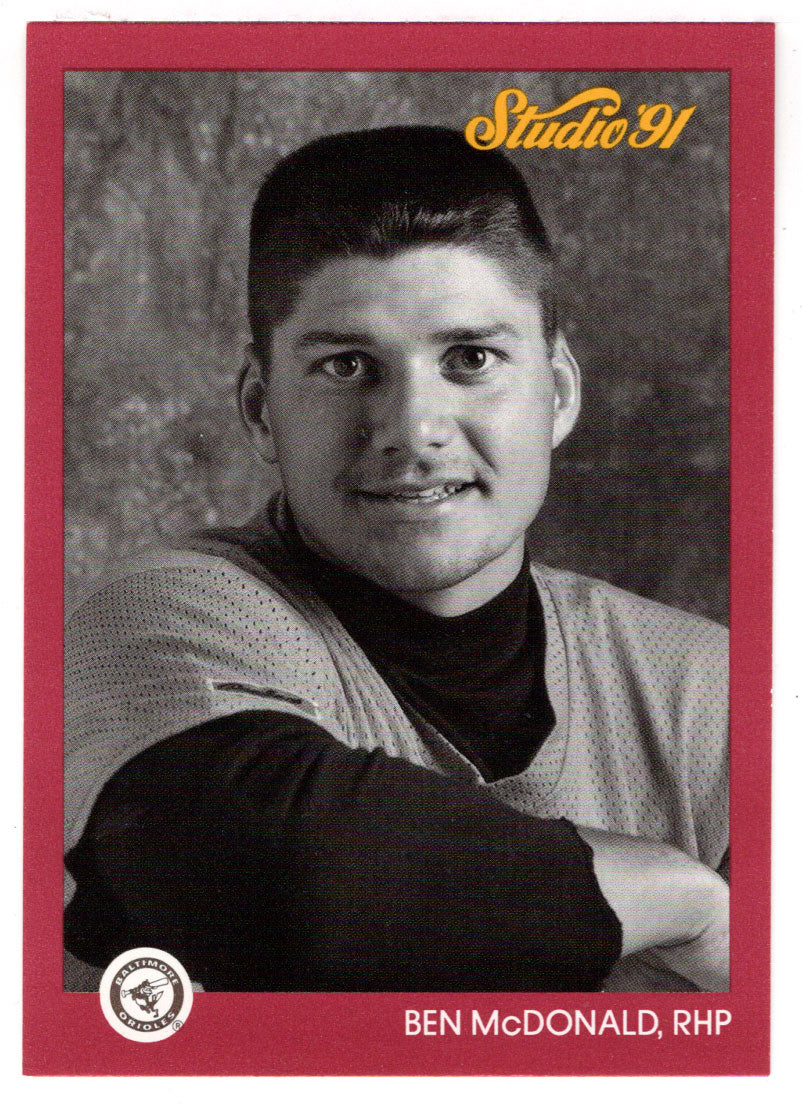 Ben McDonald - Baltimore Orioles (MLB Baseball Card) 1991 Leaf Studio # 6 Mint