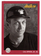 Cal Ripken Jr. - Baltimore Orioles (MLB Baseball Card) 1991 Leaf Studio # 9 Mint