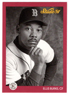 Ellis Burks - Boston Red Sox (MLB Baseball Card) 1991 Leaf Studio # 12 Mint