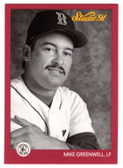 Mike Greenwell - Boston Red Sox (MLB Baseball Card) 1991 Leaf Studio # 15 Mint