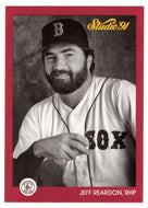 Jeff Reardon - Boston Red Sox (MLB Baseball Card) 1991 Leaf Studio # 19 Mint