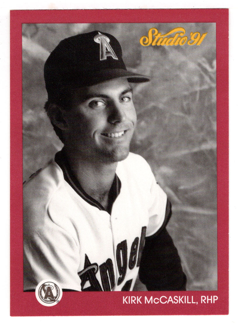 Kirk McCaskill - California Angels (MLB Baseball Card) 1991 Leaf Studio # 28 Mint