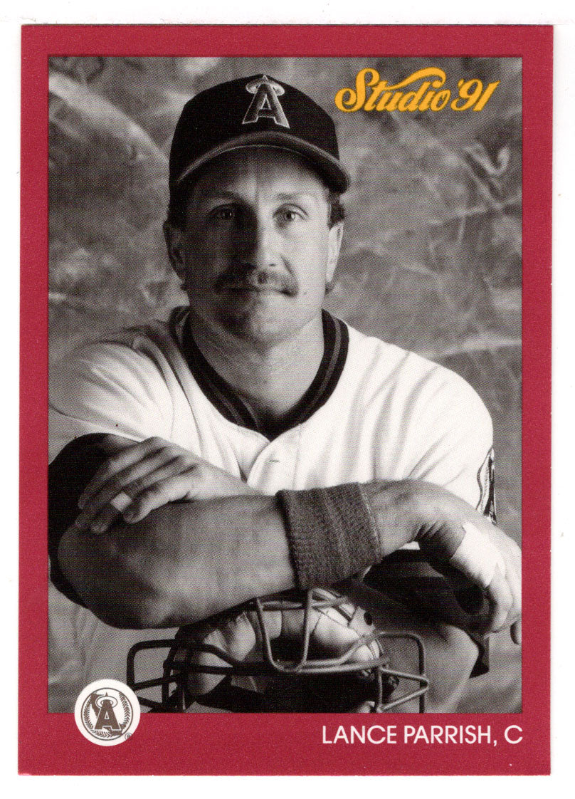 Lance Parrish - California Angels (MLB Baseball Card) 1991 Leaf Studio # 29 Mint