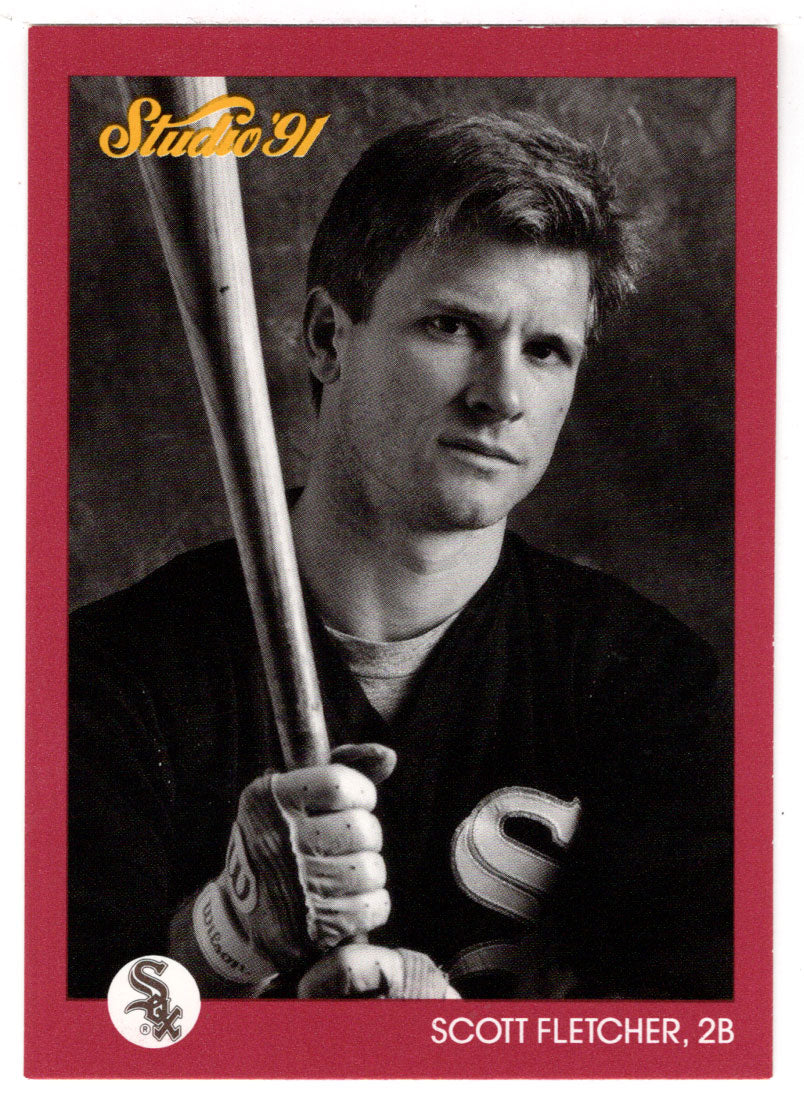 Scott Fletcher - Chicago White Sox (MLB Baseball Card) 1991 Leaf Studio # 33 Mint
