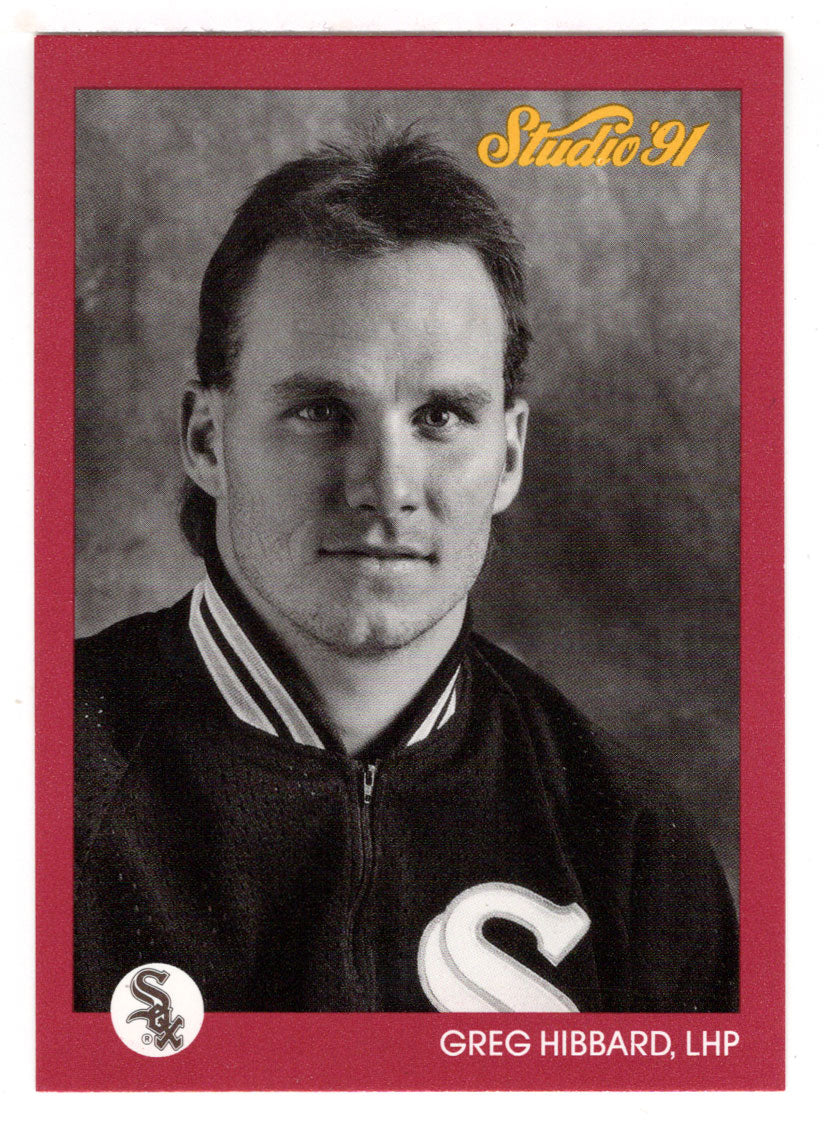 Greg Hibbard - Chicago White Sox (MLB Baseball Card) 1991 Leaf Studio # 34 Mint