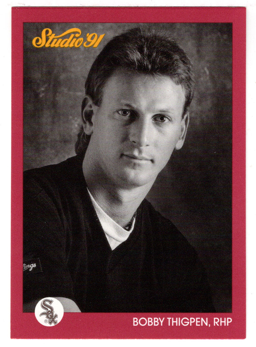 Bobby Thigpen - Chicago White Sox (MLB Baseball Card) 1991 Leaf Studio # 39 Mint