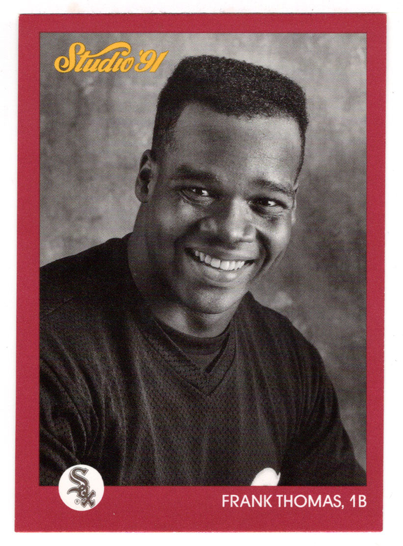 Frank Thomas - Chicago White Sox (MLB Baseball Card) 1991 Leaf Studio # 40 Mint