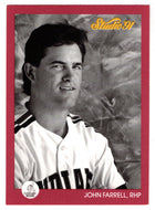 John Farrell - Cleveland Indians (MLB Baseball Card) 1991 Leaf Studio # 42 Mint