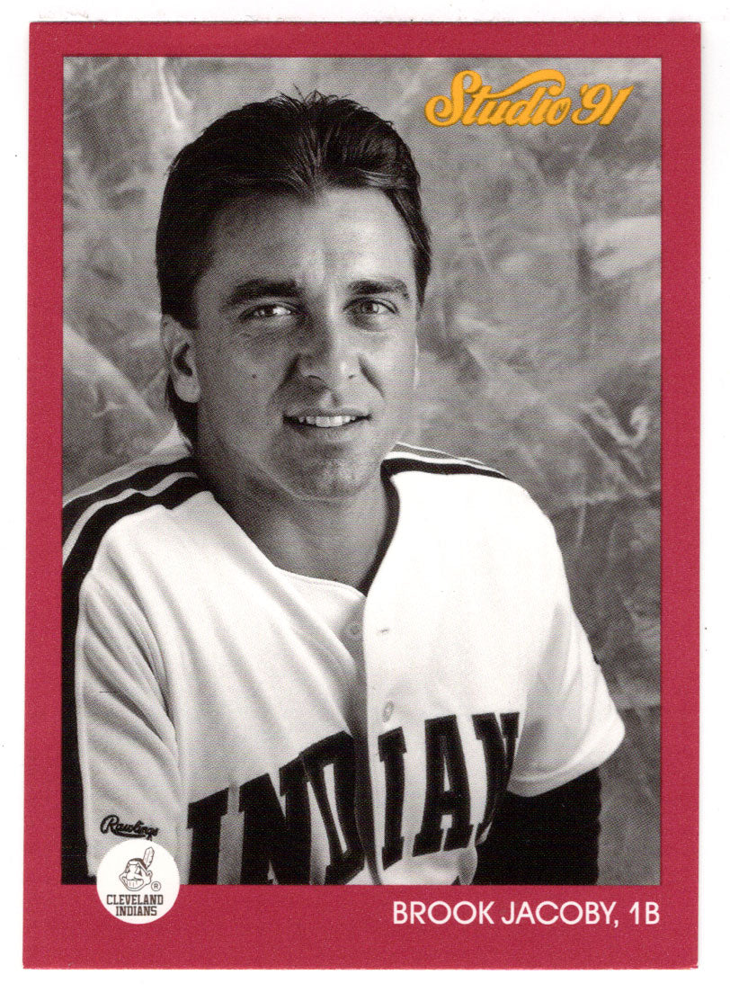 Brook Jacoby - Cleveland Indians (MLB Baseball Card) 1991 Leaf Studio # 44 Mint