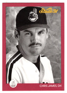 Chris James - Cleveland Indians (MLB Baseball Card) 1991 Leaf Studio # 45 Mint