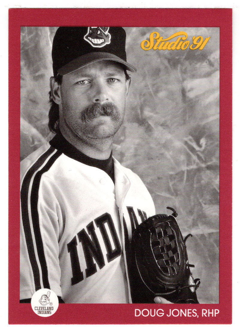 Doug Jones - Cleveland Indians (MLB Baseball Card) 1991 Leaf Studio # 46 Mint