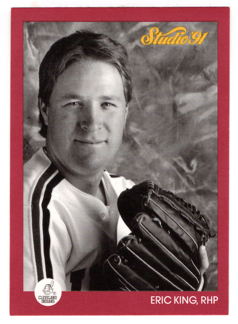 Eric King - Cleveland Indians (MLB Baseball Card) 1991 Leaf Studio # 47 Mint