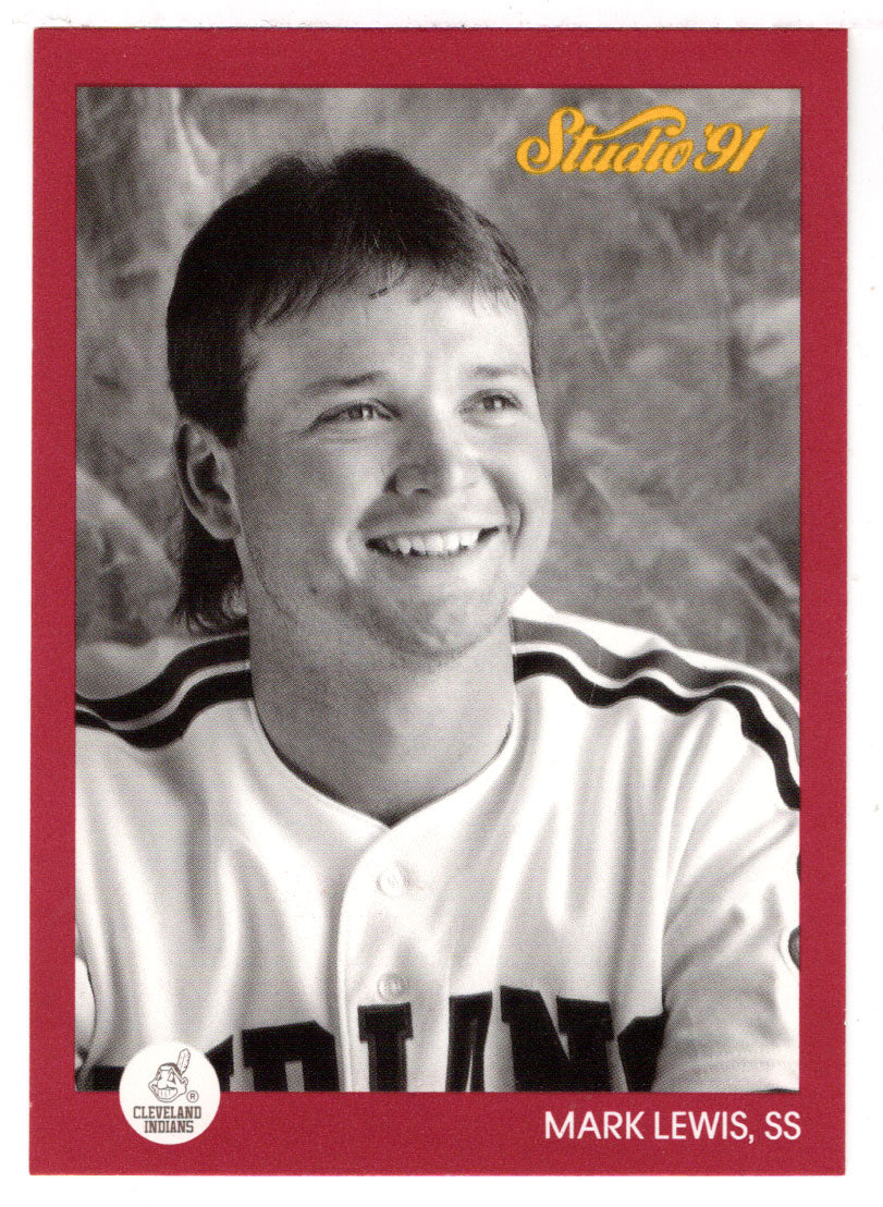 Mark Lewis - Cleveland Indians (MLB Baseball Card) 1991 Leaf Studio # 48 Mint
