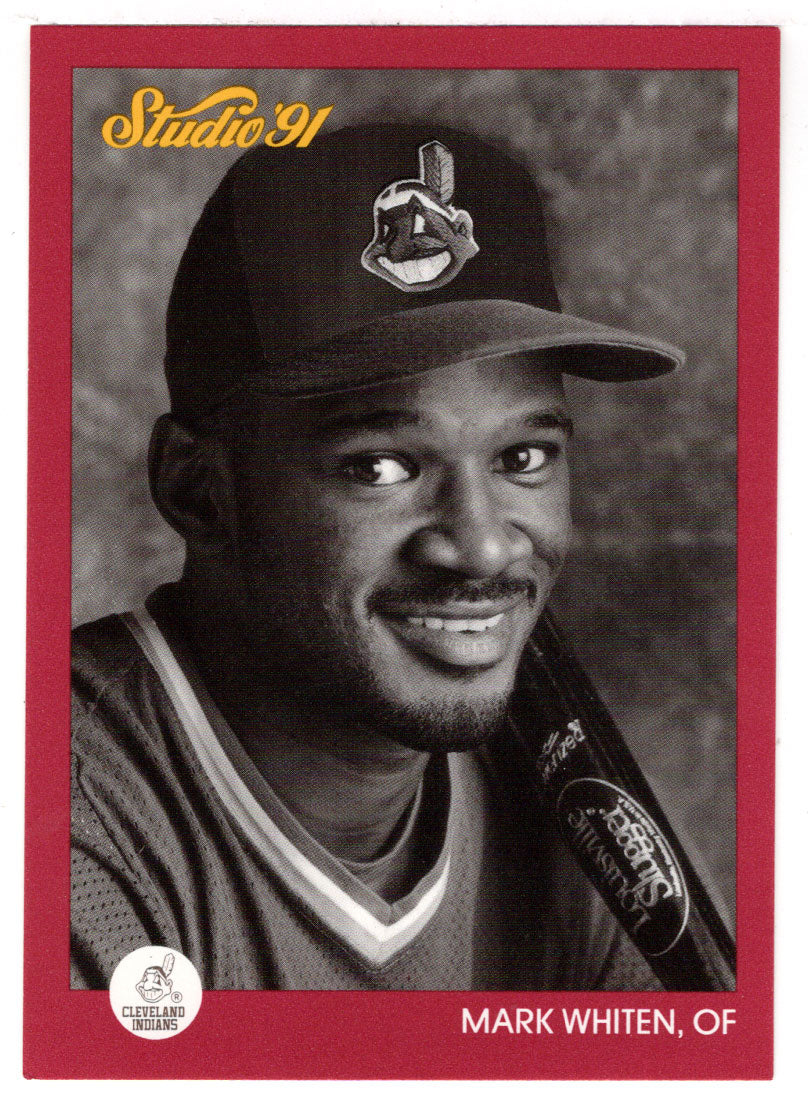Mark Whiten - Cleveland Indians (MLB Baseball Card) 1991 Leaf Studio # 50 Mint