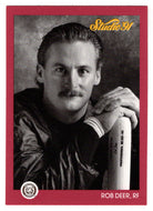 Rob Deer - Detroit Tigers (MLB Baseball Card) 1991 Leaf Studio # 52 Mint