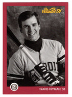 Travis Fryman - Detroit Tigers (MLB Baseball Card) 1991 Leaf Studio # 54 Mint