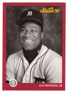 Lou Whitaker - Detroit Tigers (MLB Baseball Card) 1991 Leaf Studio # 60 Mint