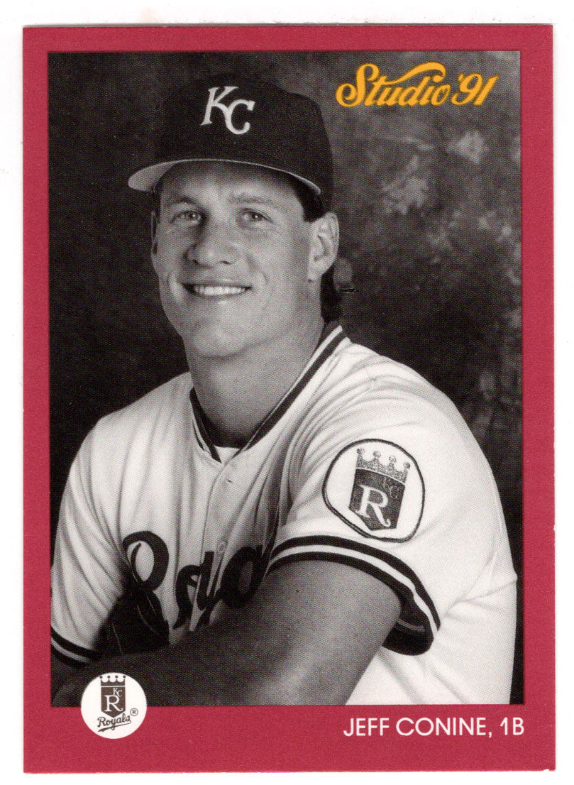 Jeff Conine RC - Kansas City Royals (MLB Baseball Card) 1991 Leaf Studio # 63 Mint