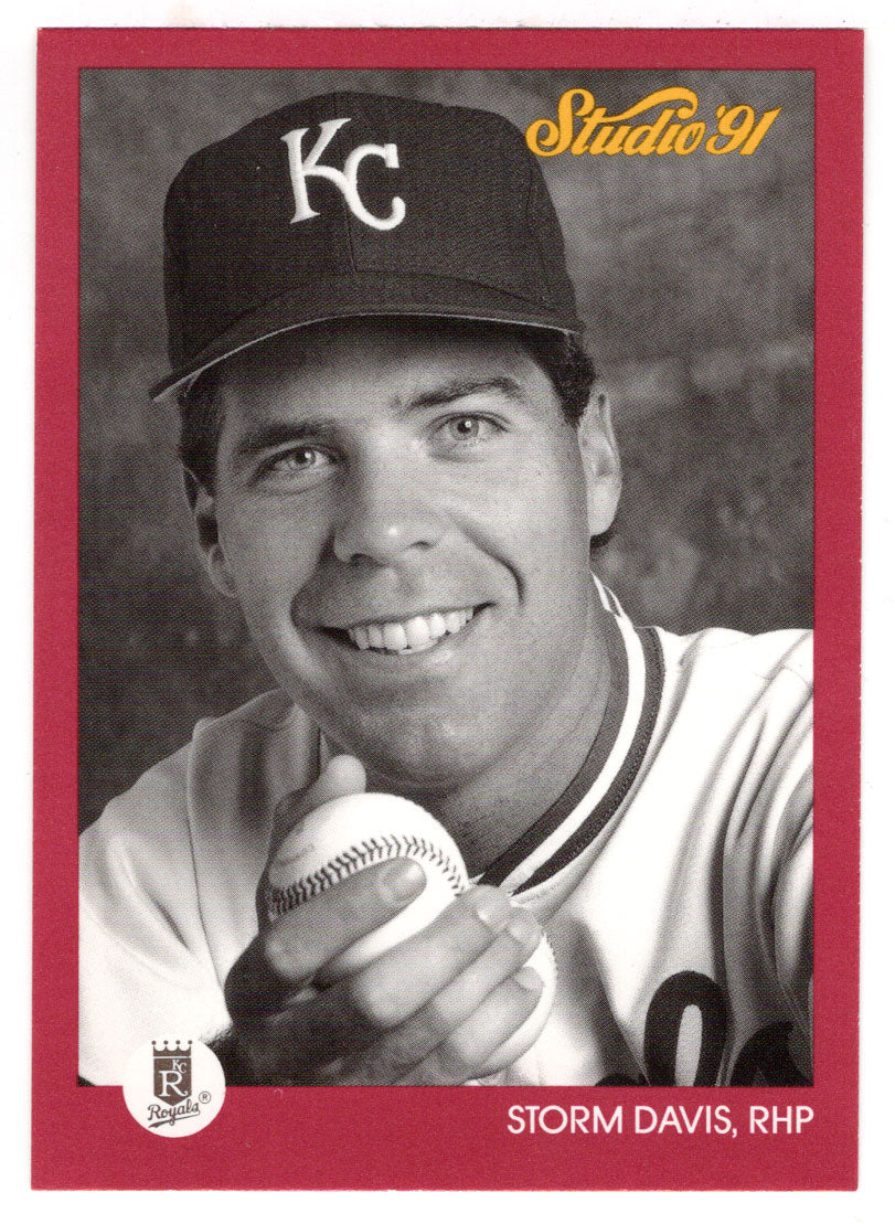 Storm Davis - Kansas City Royals (MLB Baseball Card) 1991 Leaf Studio # 65 Mint