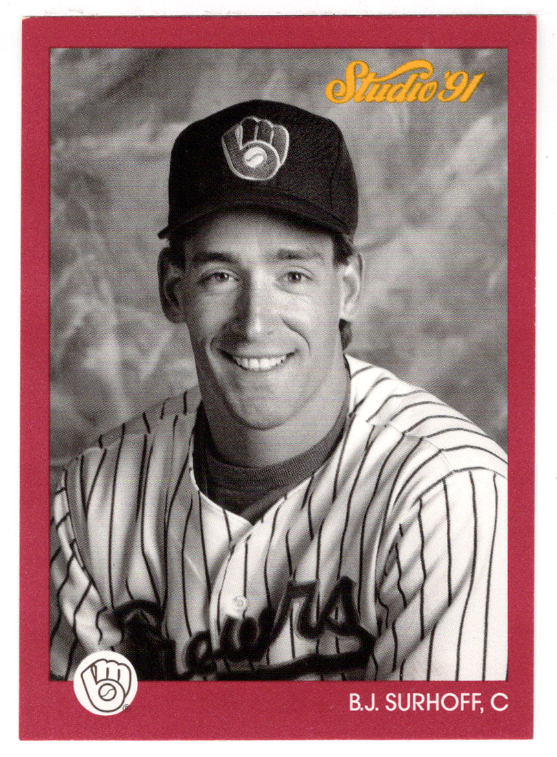 B.J. Surhoff - Milwaukee Brewers (MLB Baseball Card) 1991 Leaf Studio # 78 Mint