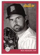 Rick Aguilera - Minnesota Twins (MLB Baseball Card) 1991 Leaf Studio # 81 Mint