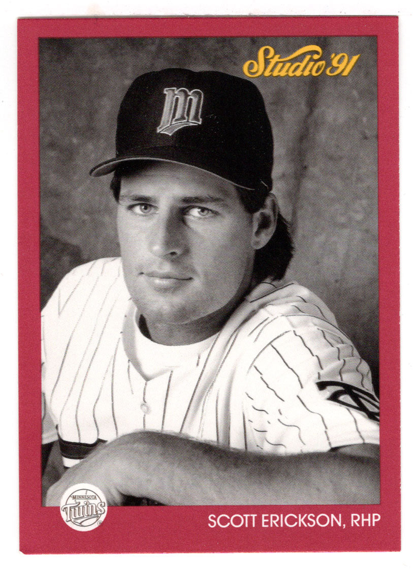 Scott Erickson - Minnesota Twins (MLB Baseball Card) 1991 Leaf Studio # 83 Mint
