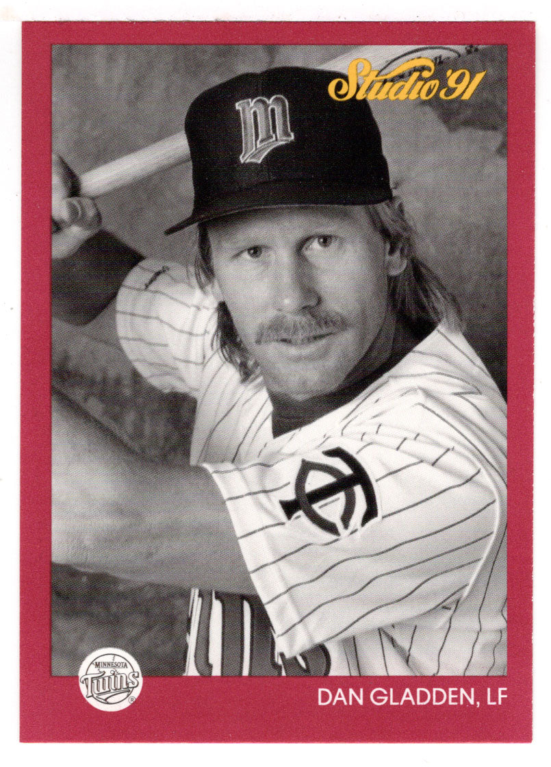 Dan Gladden - Minnesota Twins (MLB Baseball Card) 1991 Leaf Studio # 85 Mint