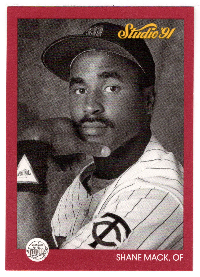 Shane Mack - Minnesota Twins (MLB Baseball Card) 1991 Leaf Studio # 88 Mint