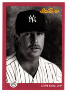 Steve Farr - New York Yankees (MLB Baseball Card) 1991 Leaf Studio # 92 Mint