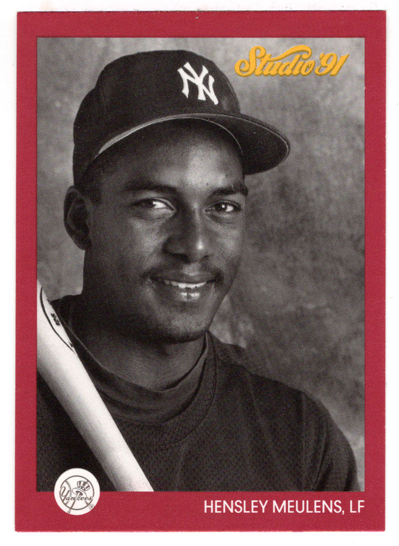 Hensley Meulens - New York Yankees (MLB Baseball Card) 1991 Leaf Studio # 98 Mint