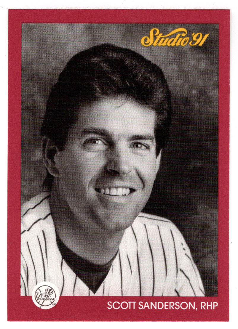 Scott Sanderson - New York Yankees (MLB Baseball Card) 1991 Leaf Studio # 99 Mint