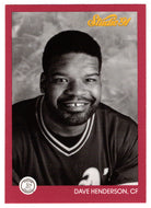 Dave Henderson - Oakland Athletics (MLB Baseball Card) 1991 Leaf Studio # 103 Mint