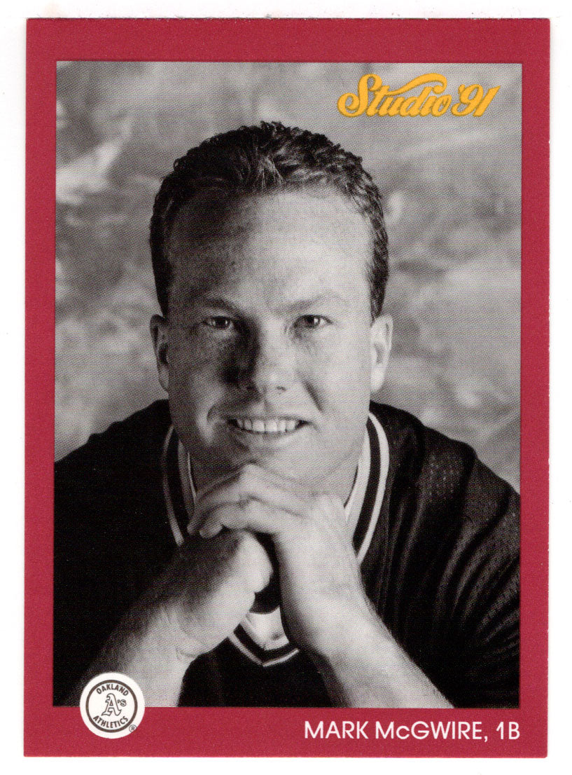 Mark McGwire - Oakland Athletics (MLB Baseball Card) 1991 Leaf Studio # 106 Mint
