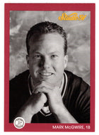 Mark McGwire - Oakland Athletics (MLB Baseball Card) 1991 Leaf Studio # 106 Mint