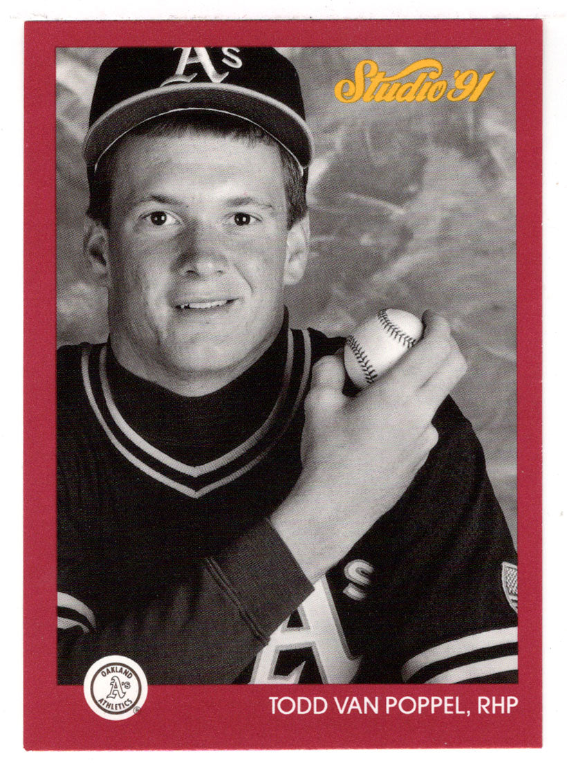 Todd Van Poppel RC - Oakland Athletics (MLB Baseball Card) 1991 Leaf Studio # 109 Mint