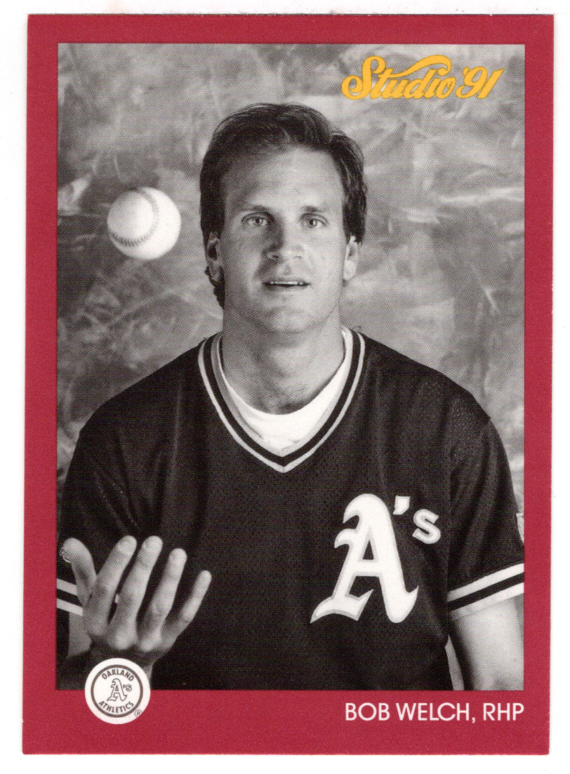 Bob Welch - Oakland Athletics (MLB Baseball Card) 1991 Leaf Studio # 110 Mint