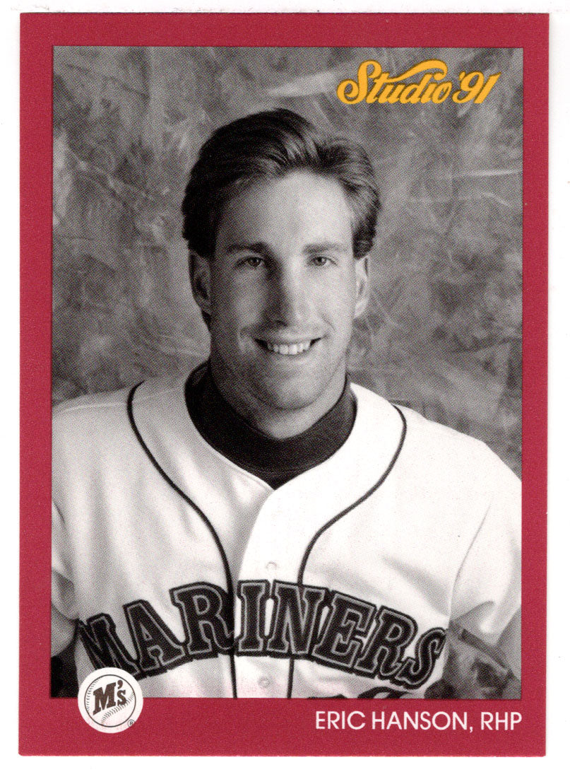 Erik Hanson - Seattle Mariners (MLB Baseball Card) 1991 Leaf Studio # 114 Mint