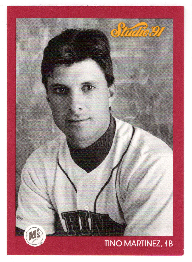 Tino Martinez - Seattle Mariners (MLB Baseball Card) 1991 Leaf Studio # 118 Mint