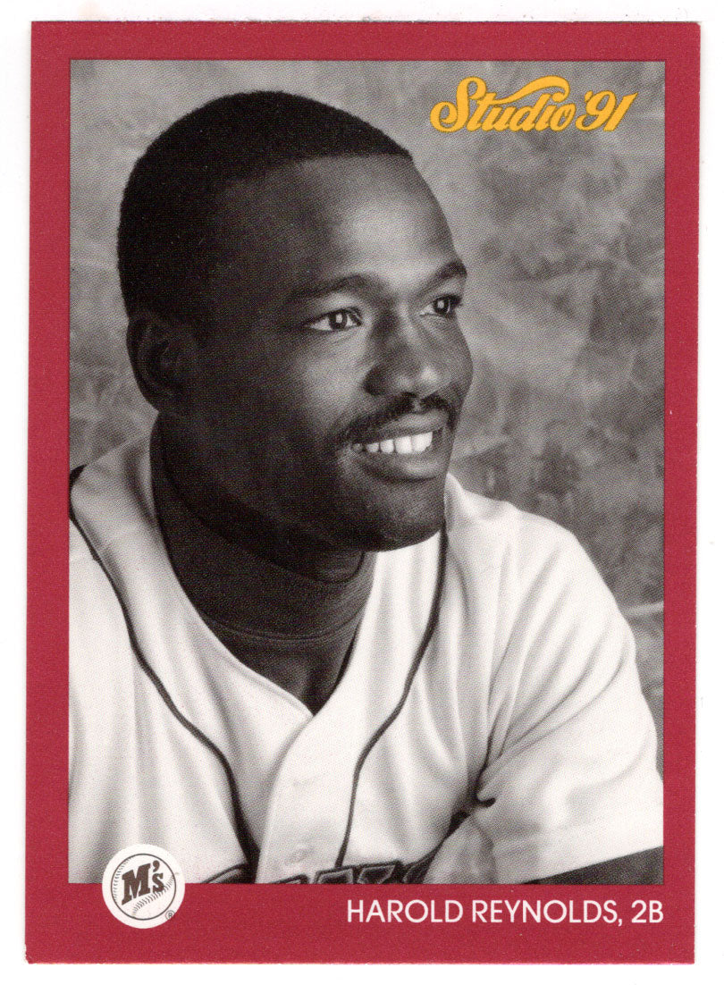 Harold Reynolds - Seattle Mariners (MLB Baseball Card) 1991 Leaf Studio # 119 Mint