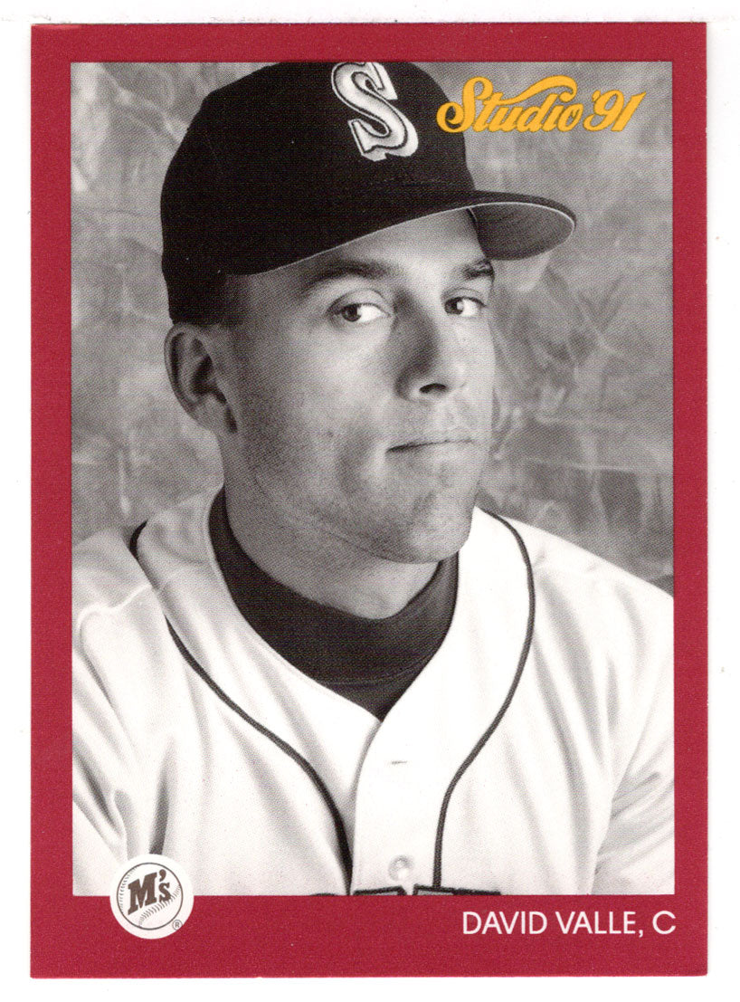David Valle - Seattle Mariners (MLB Baseball Card) 1991 Leaf Studio # 120 Mint