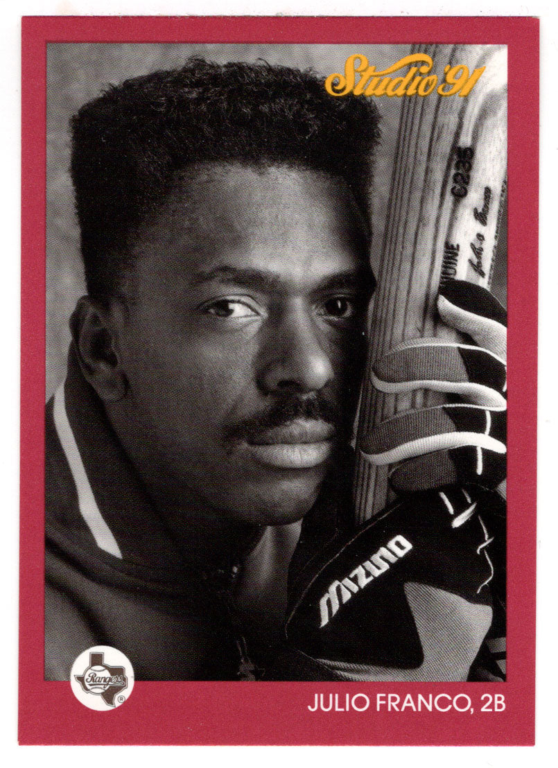Julio Franco - Texas Rangers (MLB Baseball Card) 1991 Leaf Studio # 123 Mint