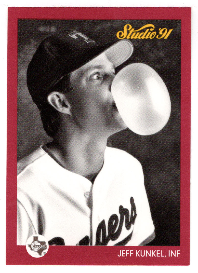 Jeff Kunkel - Texas Rangers (MLB Baseball Card) 1991 Leaf Studio # 126 Mint