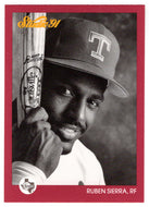 Ruben Sierra - Texas Rangers (MLB Baseball Card) 1991 Leaf Studio # 129 Mint