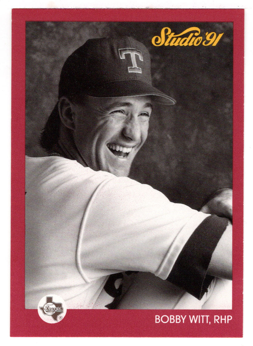 Bobby Witt - Texas Rangers (MLB Baseball Card) 1991 Leaf Studio # 130 Mint