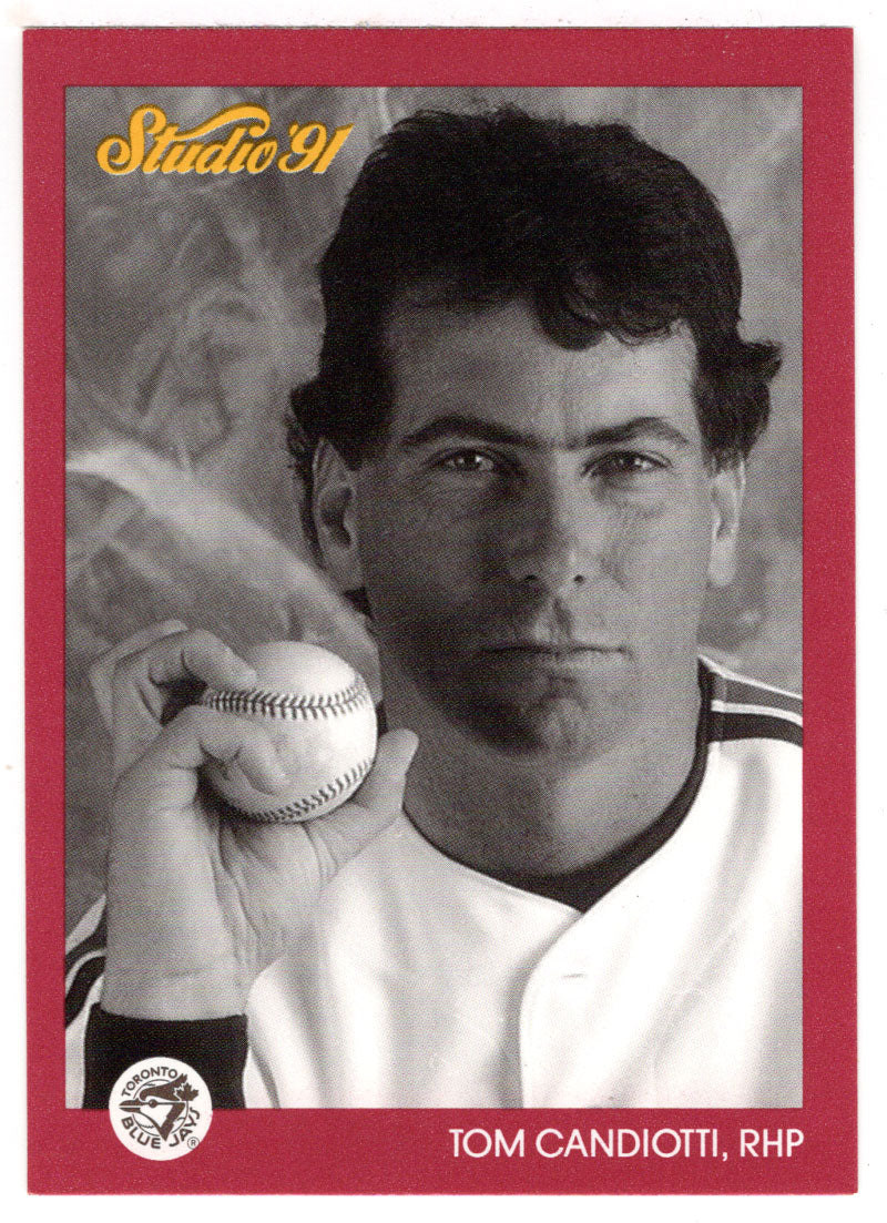 Tom Candiotti - Toronto Blue Jays (MLB Baseball Card) 1991 Leaf Studio # 132 Mint