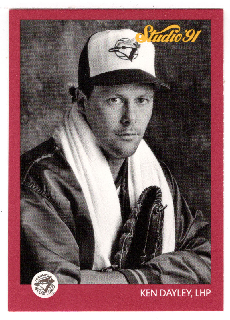 Ken Dayley - Toronto Blue Jays (MLB Baseball Card) 1991 Leaf Studio # 134 Mint